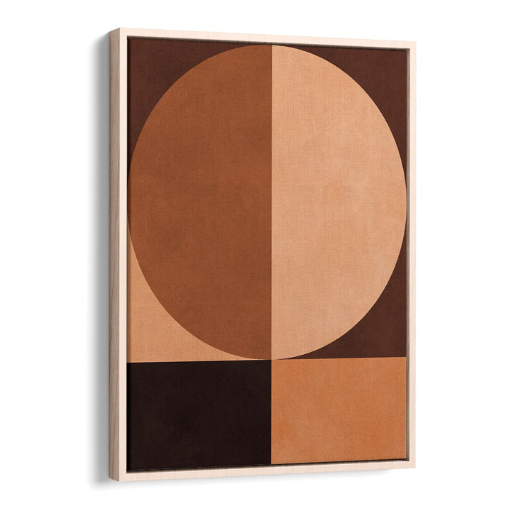 BROWN GEOMETRY IV, GEOMETRIC ART PRINTS feature warm tones and modern shapes, enhancing any space with style.