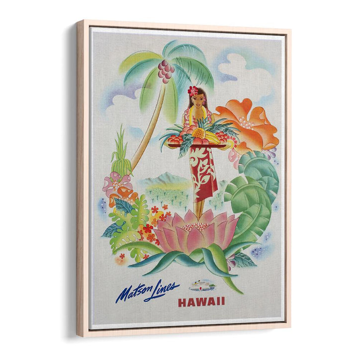 Colorful HAWAII IV, VINTAGE TRAVEL POSTERS showcase island beauty, perfect for adding charm to your space.