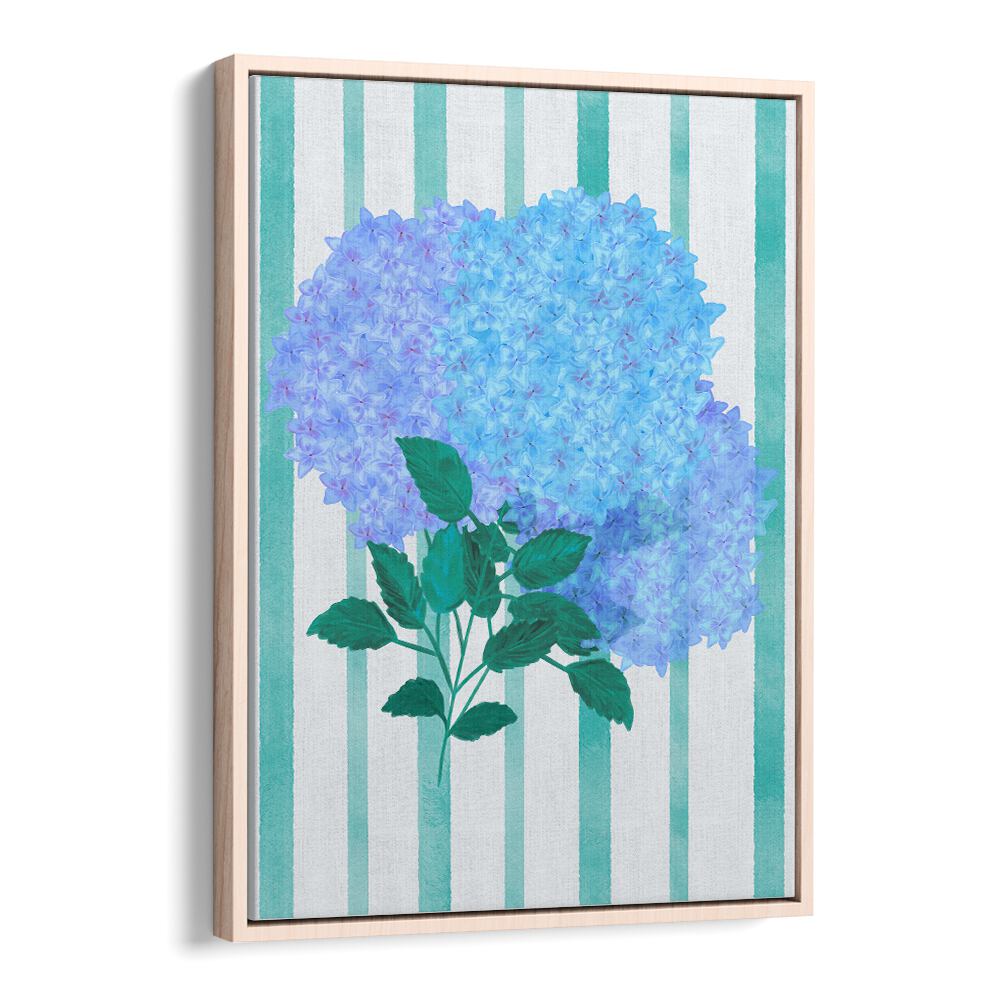 Vibrant BLUE HYDRANGEA, FLORAL FLOWER PAINTINGS, perfect for adding tranquility to any space.