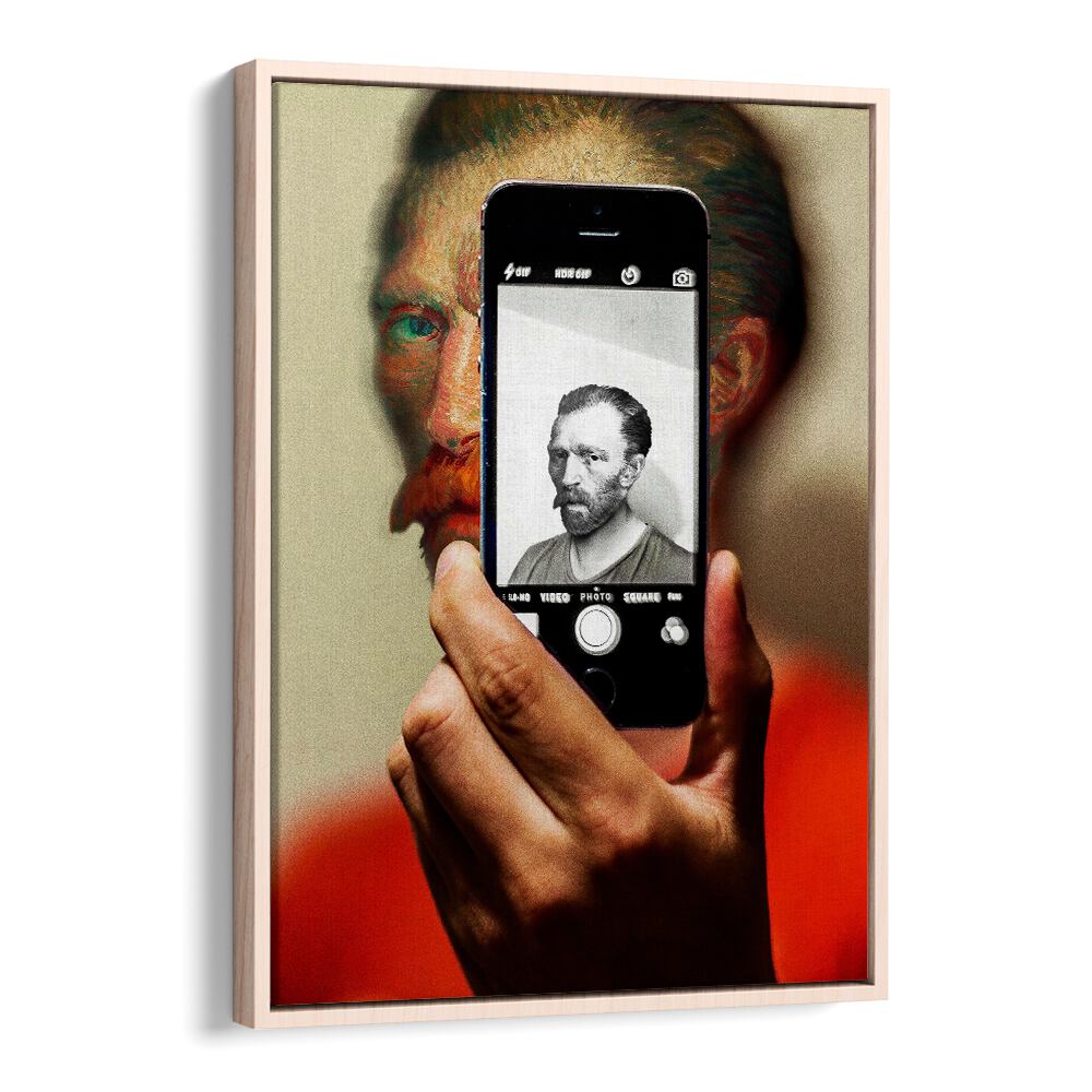 SHOW YOU MY SELFIE, ALTERED ART PRINTS by Dikhotomy blends classic art with modern self-expression for your space.