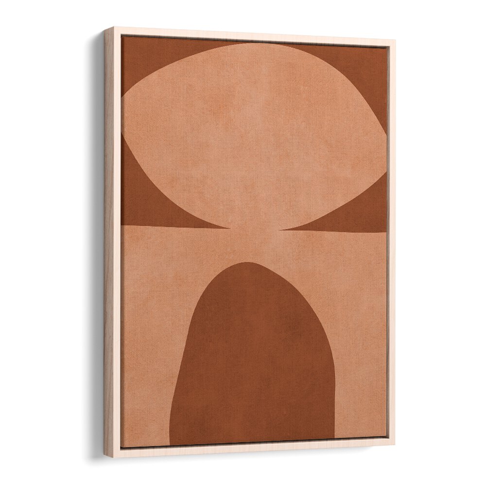 Stylish TRIBAL V, ABSTRACT PAINTINGS featuring modern shapes and earthy tones, perfect for cultural art lovers.
