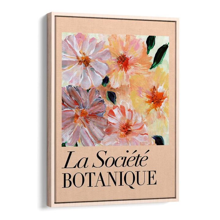 Botanique Peach, Floral Flower Paintings showcase vibrant blooms in soft peach hues, perfect for transforming any space.