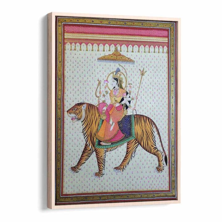 Experience the divine essence of MAA DURGA, INDIAN ART PAINTINGS, showcasing intricate details and vibrant colors.