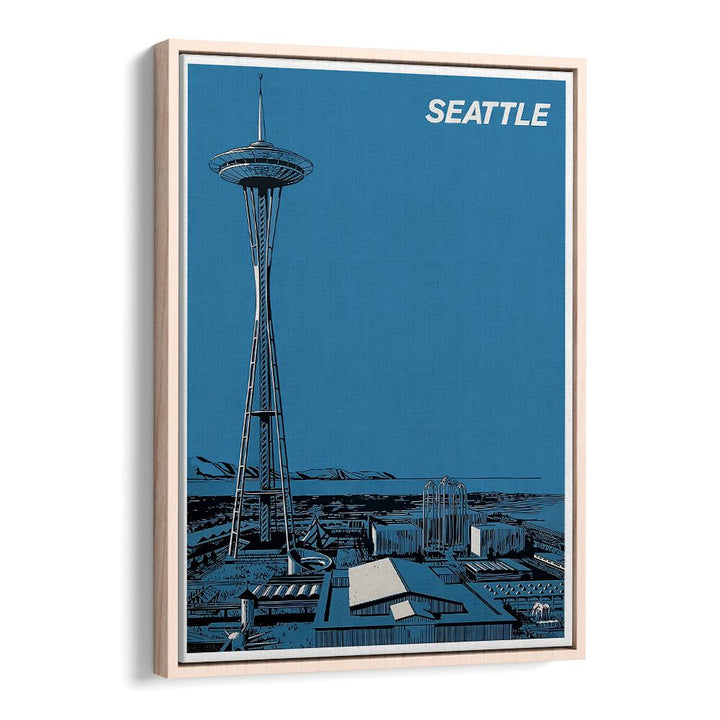 Explore the iconic Space Needle with SEATTLE, VINTAGE TRAVEL POSTERS showcasing the beauty of the Pacific Northwest.