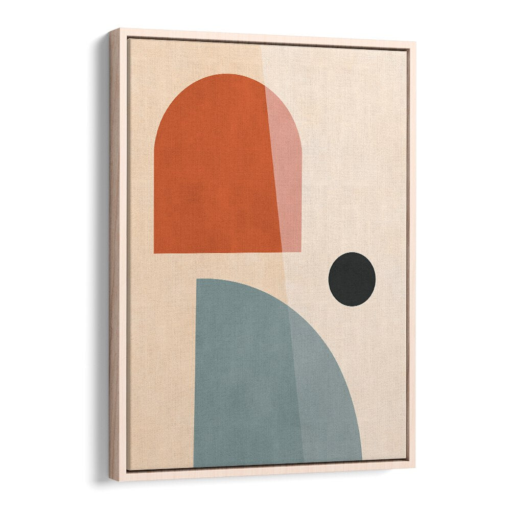 Colorful abstract design featuring SEMICIRCLES I, BOHO ART PAINTINGS, perfect for modern artistic spaces.