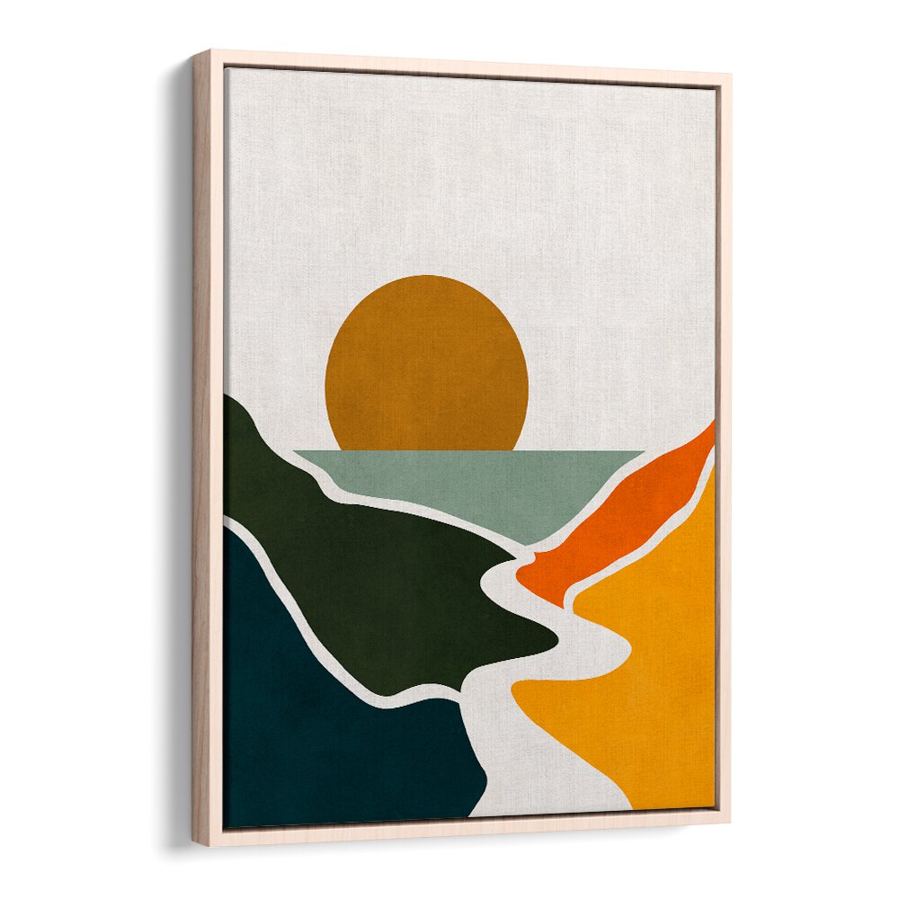 Stunning WATERCOLOR IX, LANDSCAPE PAINTINGS showcasing serene colors and forms for a tranquil home ambiance.