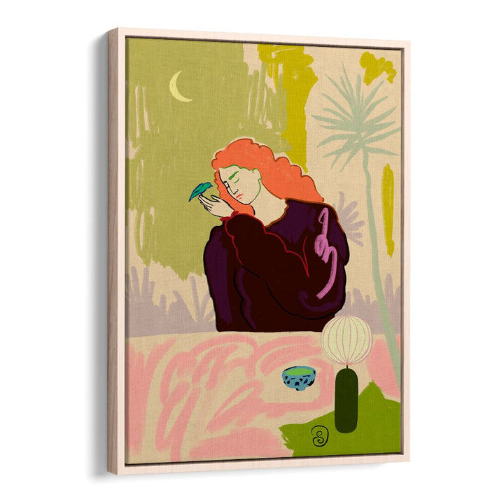 Vibrant art print showcasing a woman with vivid colors, embodying SECRET KNOWLEDGE, VIBRANT creativity for your space.