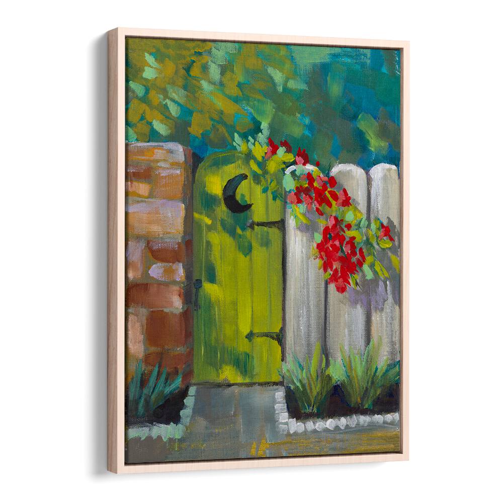 Vibrant MOON DOOR, FLORAL FLOWER PAINTINGS enhance any space with enchanting colors and abstract floral designs.