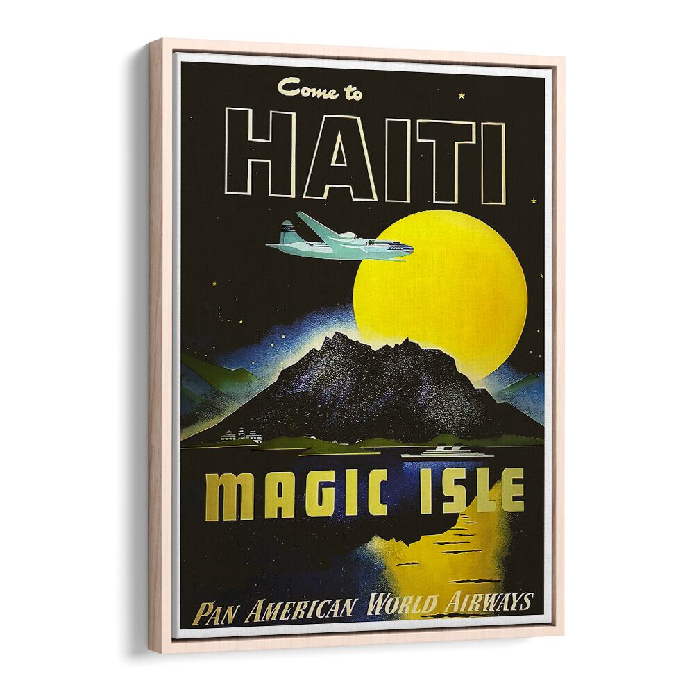 Discover the allure of Haiti with HAITI MAGIC ISLE, VINTAGE TRAVEL POSTERS showcasing stunning landscapes.
