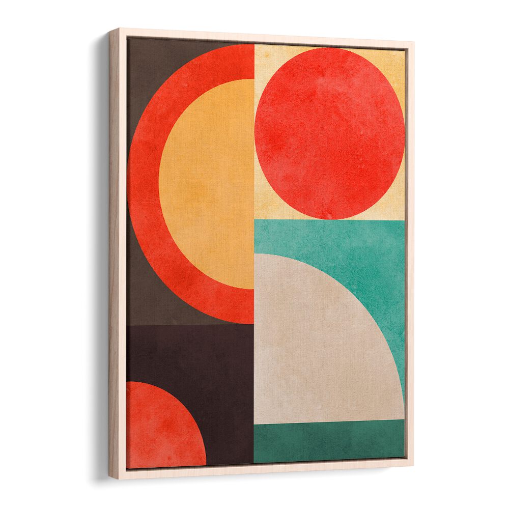 CIRCLES IN HARMONY VIII, GEOMETRIC ART PRINTS showcases vibrant circular patterns, perfect for enhancing any decor.