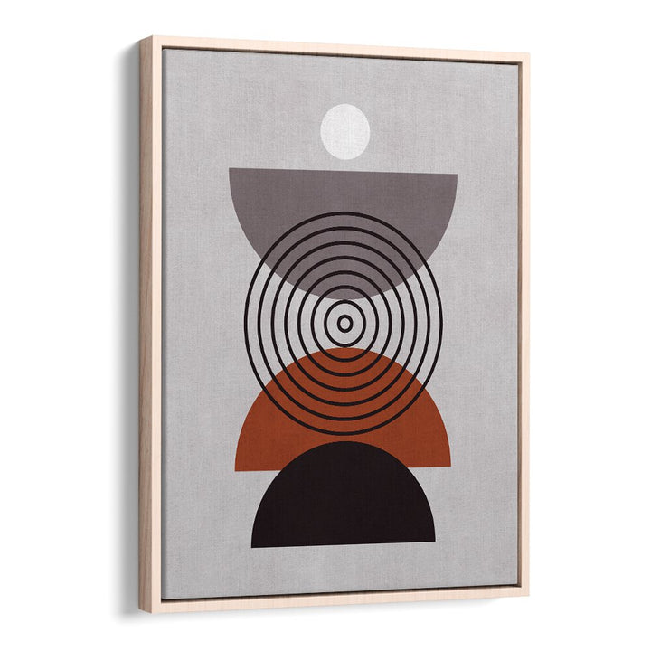 Stylish LINES AND CIRCLES XI, BOHO ART PAINTINGS featuring geometric designs and earthy tones for modern decor.