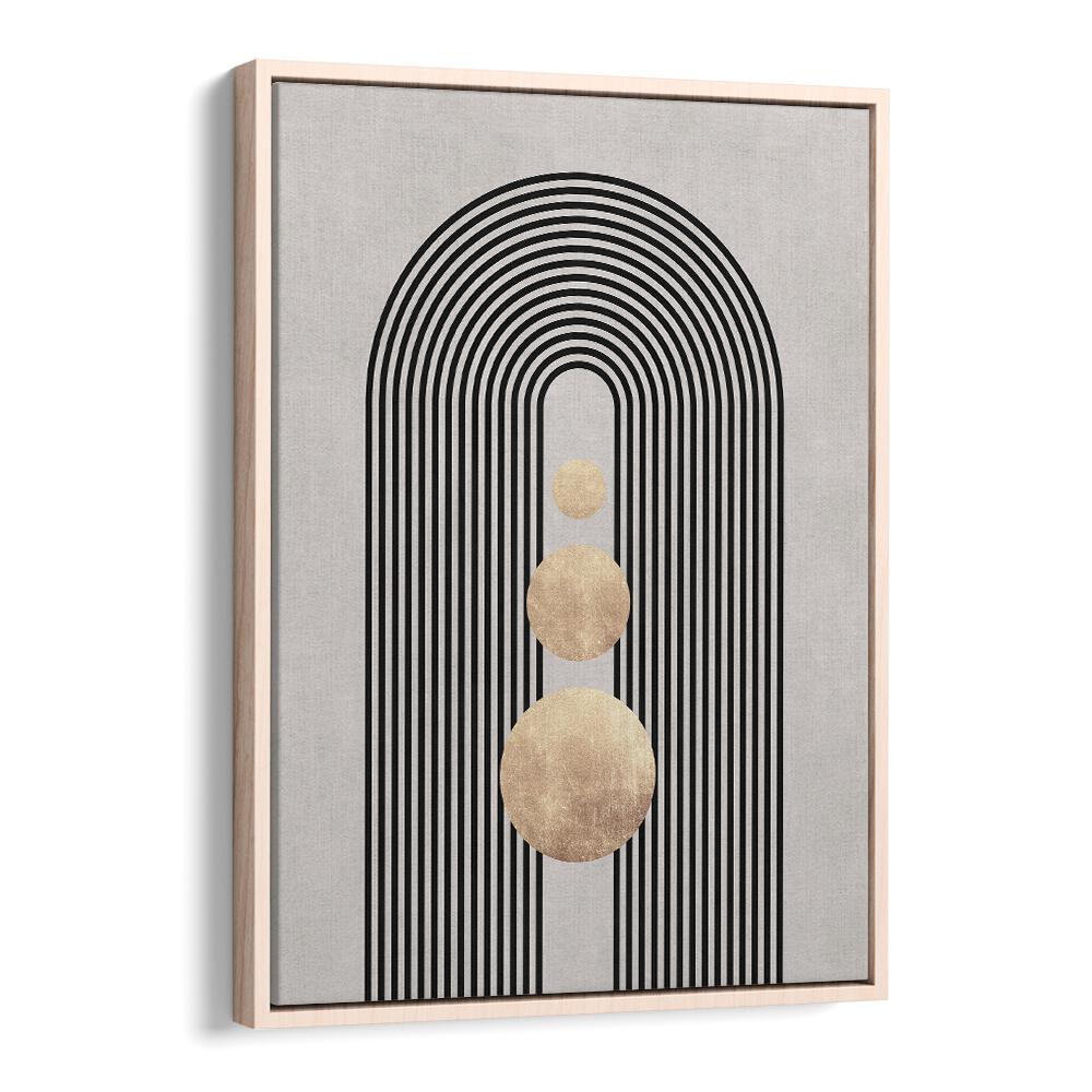 Modern abstract composition featuring LINES AND CIRCLES XIX, BOHO ART PAINTINGS. Perfect for contemporary decor.