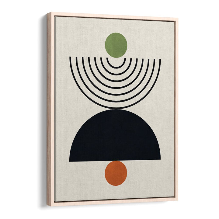 Modern LINES AND CIRCLES XXV, BOHO ART PAINTINGS, featuring geometric shapes in soothing colors for creative spaces.