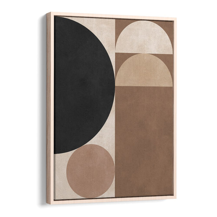 BROWN GEOMETRY VI, GEOMETRIC ART PRINTS showcases elegant shapes and earthy tones, perfect for modern decor.