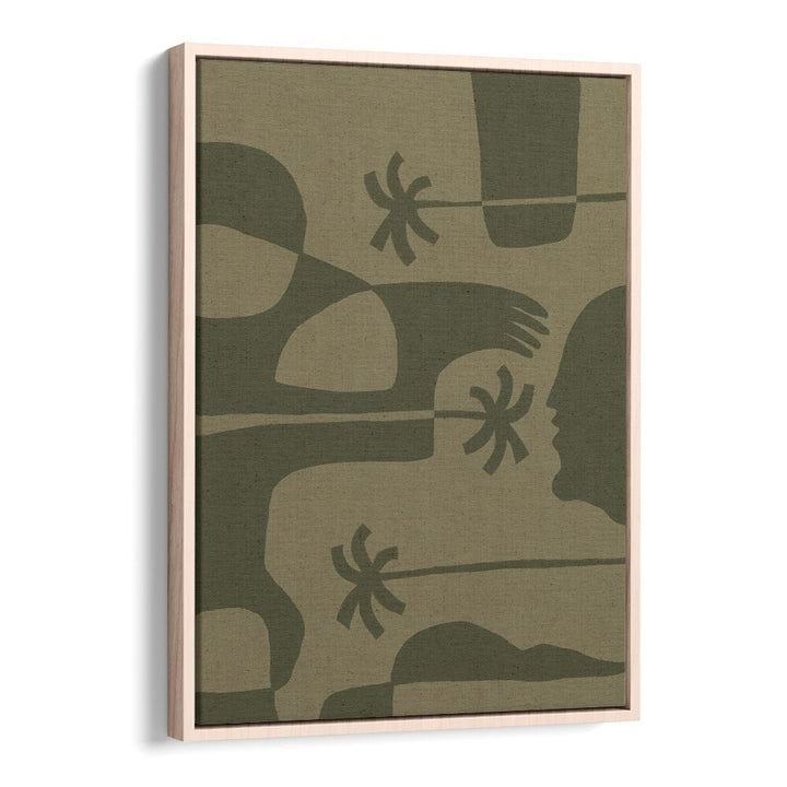 Stylish wall art featuring earthy tones from THE LAND STORY VII, BOHO ART PAINTINGS, perfect for modern home decor.