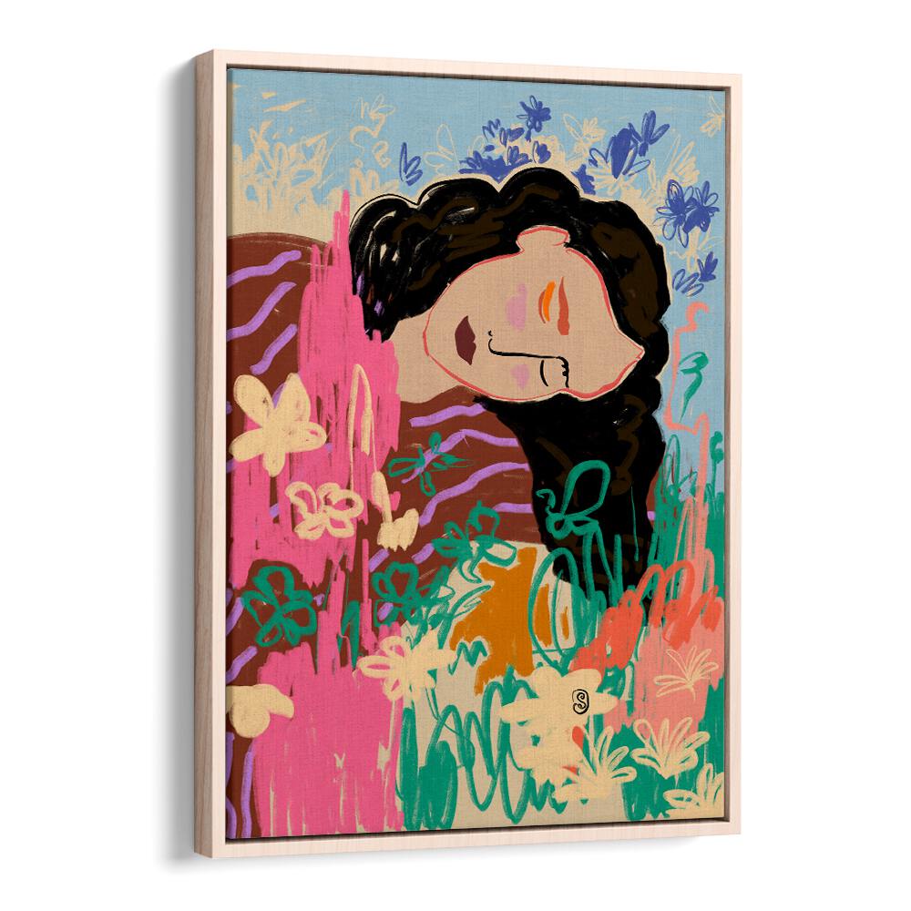 Vibrant art print titled "Day Dreaming, Vibrant" brings life and imagination to your space. Perfect for any room.