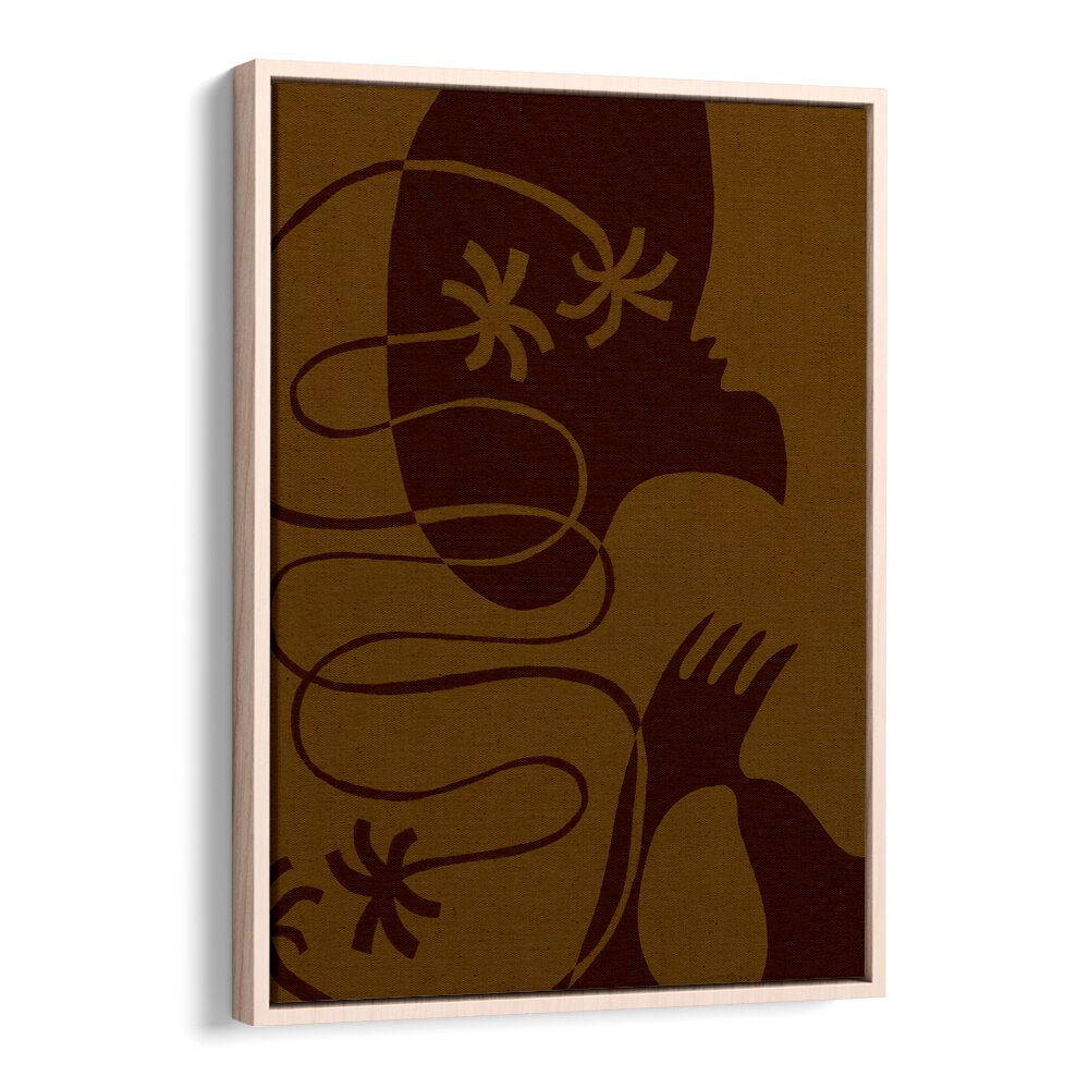 Stylish wall art featuring earthy tones, perfect for lovers of THE LAND STORY IV, BOHO ART PAINTINGS collection.