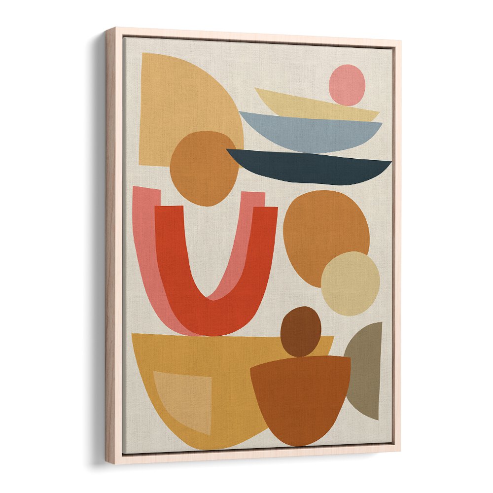 Stylish ORGANIC V, GEOMETRIC ART PRINTS feature vibrant shapes, blending modern design with nature's beauty.