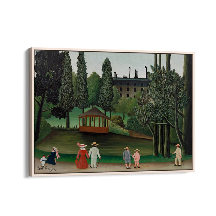 VIEW OF MONTSOURIS PARK , VINTAGE PAINTINGS