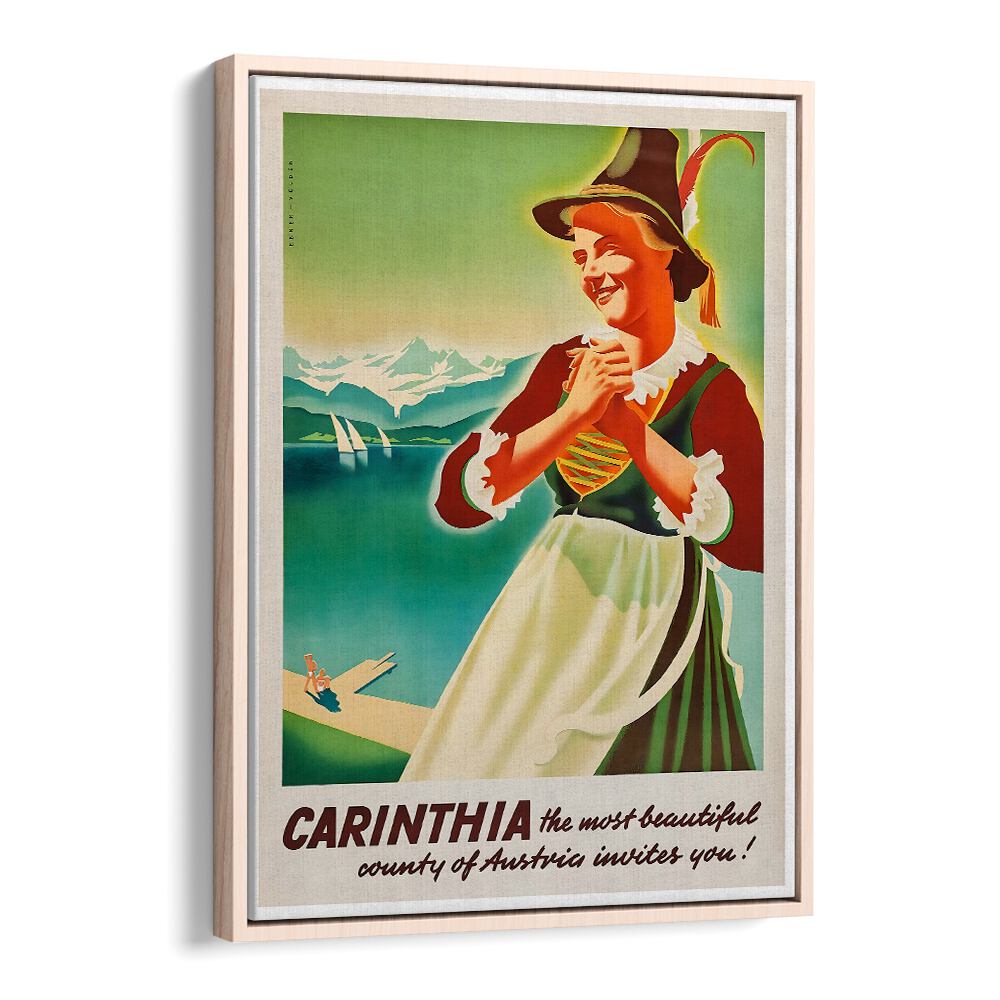 Celebrate nostalgia with CARINTHIA, VINTAGE TRAVEL POSTERS showcasing stunning landscapes and vibrant culture.