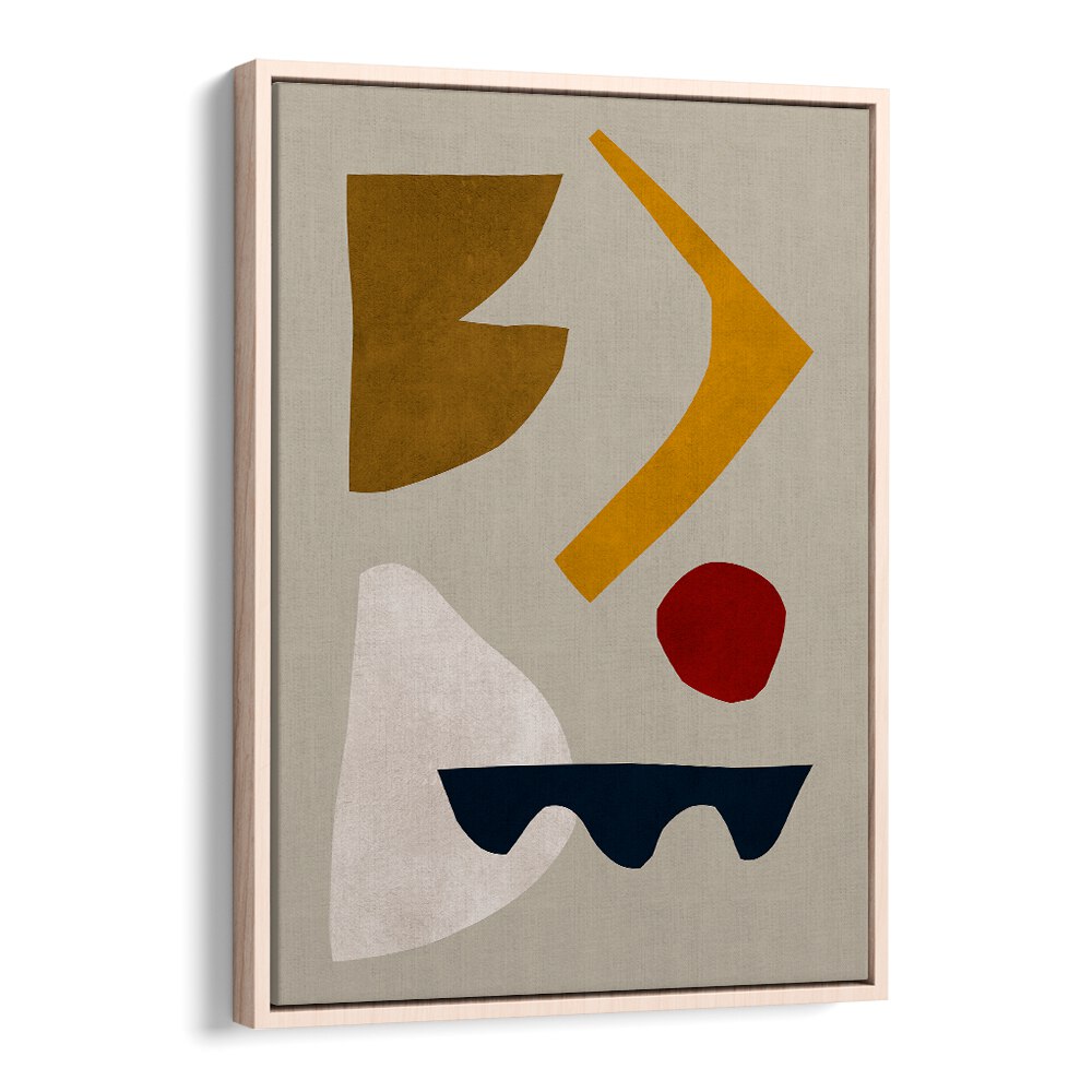 Stylish EXPRESSIVE III, GEOMETRIC ART PRINTS featuring bold shapes in earthy tones, perfect for modern decor accents.
