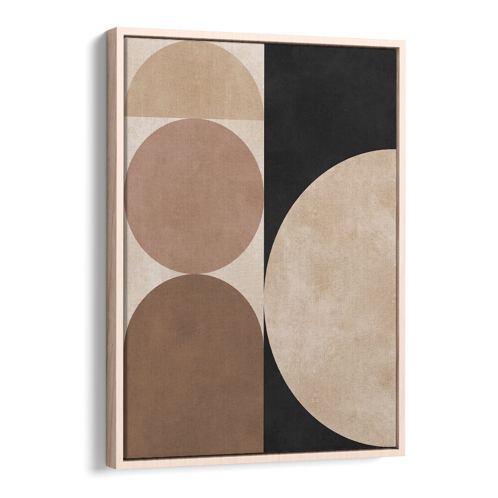 Elegant BROWN GEOMETRY V, GEOMETRIC ART PRINTS showcasing modern design with earthy tones, perfect for any space.