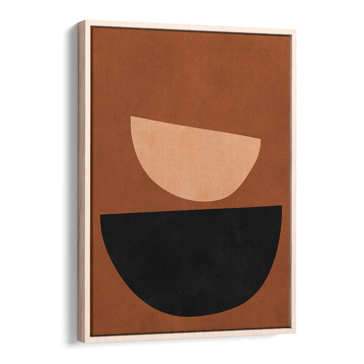 Stylish TRIBAL I, GEOMETRIC ART PRINTS featuring modern shapes in warm tones, perfect for contemporary decor.