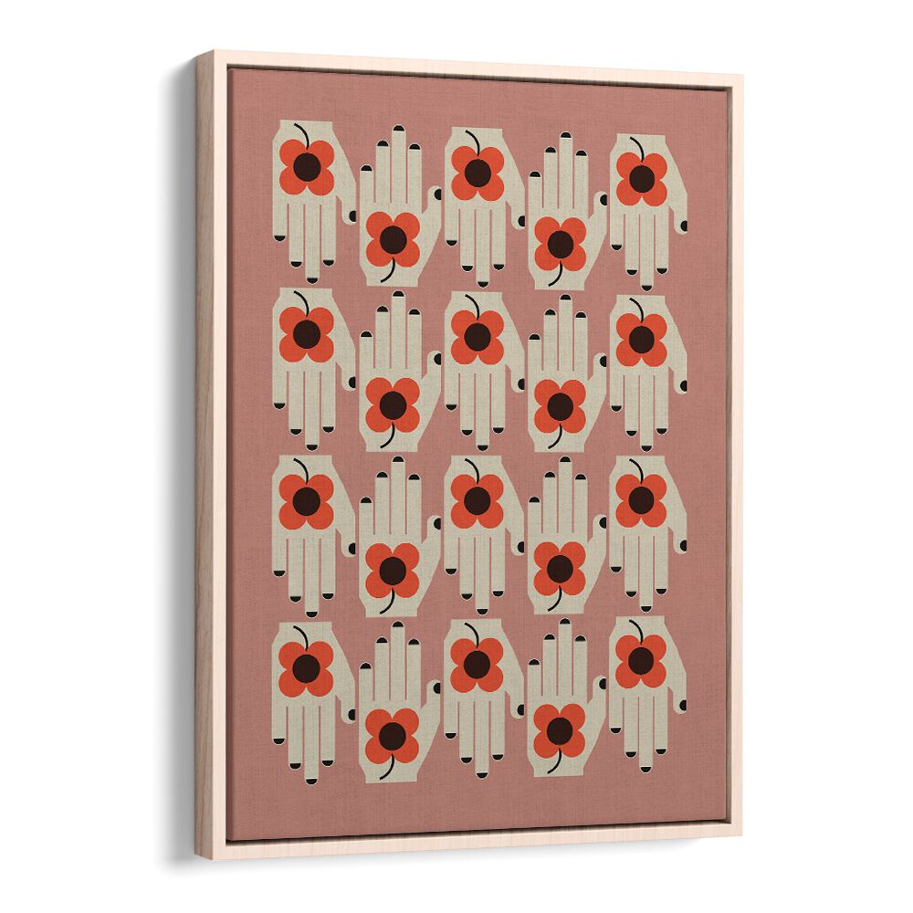 Stylish FLOWER IN THE HAND, FLORAL FLOWER PAINTINGS featuring vibrant floral designs for your home decor.