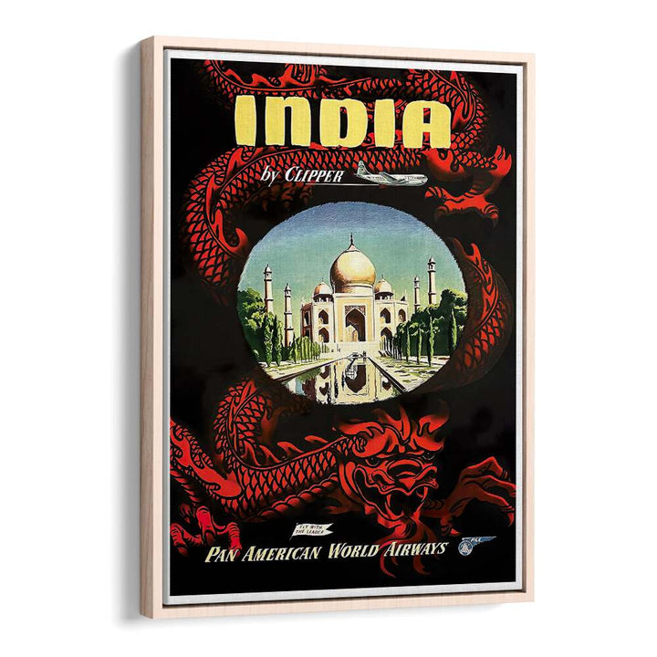 Explore the charm of INDIA I, VINTAGE TRAVEL POSTERS, showcasing India's rich heritage and stunning landscapes.