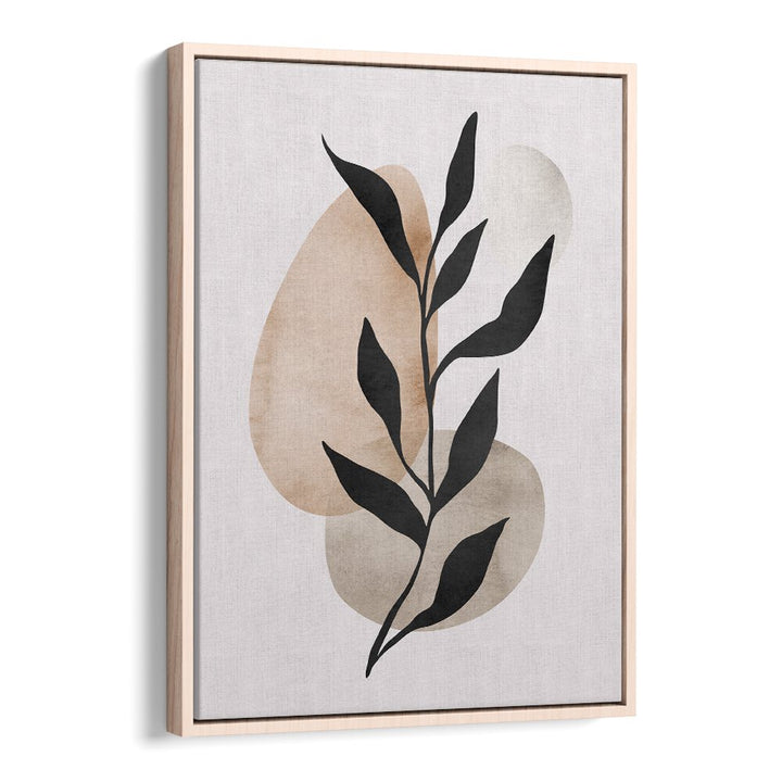 Elegant LEAVES IX, BOHO ART PAINTINGS featuring watercolor leaves and natural tones, perfect for stylish decor.