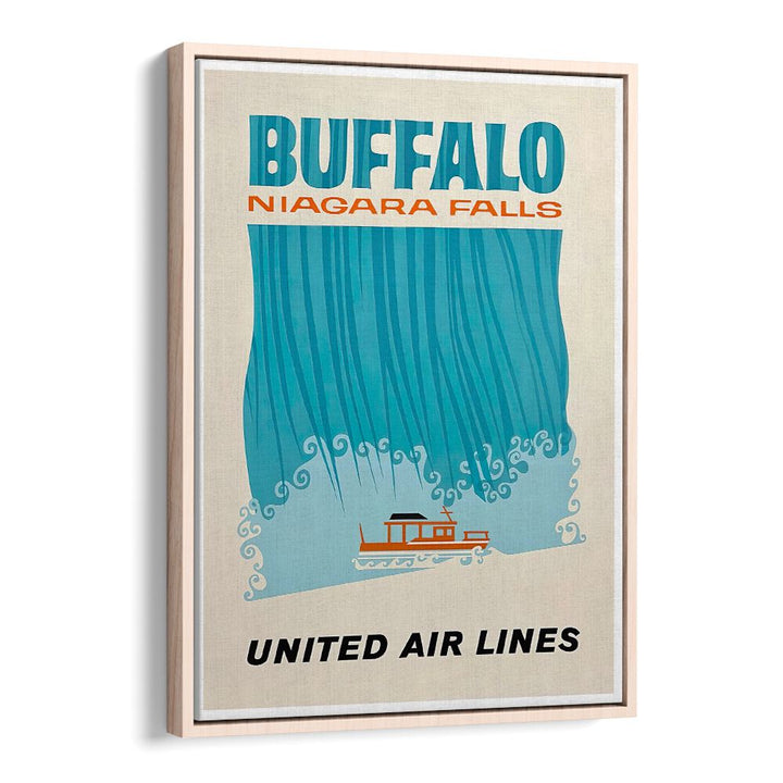 Experience the charm of NIAGARA FALLS I, VINTAGE TRAVEL POSTERS with this stunning retro design for your decor.