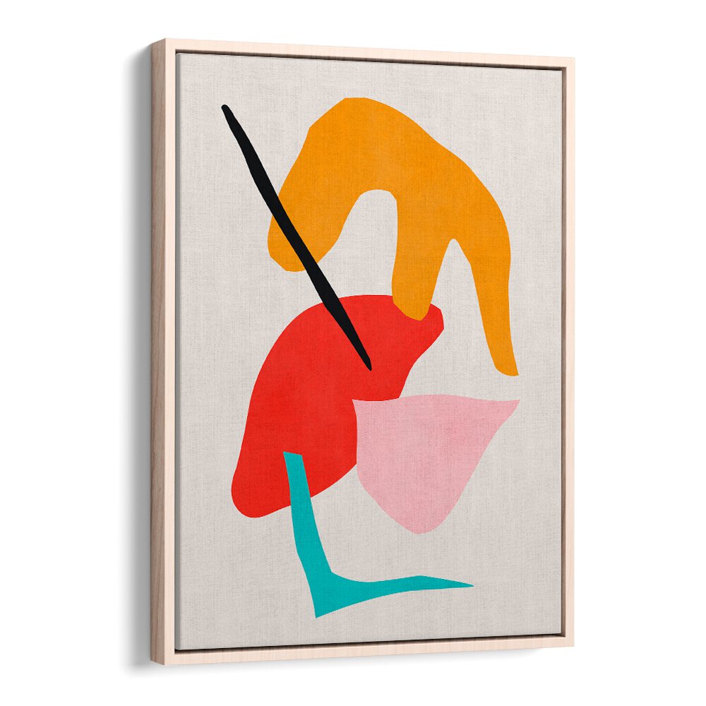 Vibrant artwork featuring abstract shapes, perfect for modern decor. Discover EXPRESSIVE XIV, BOHO ART PAINTINGS.
