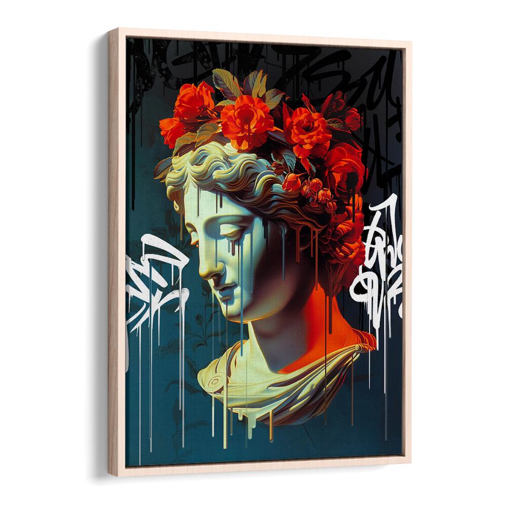 VANDAL CASANDRA, ALTERED ART PRINTS by DIKHOTOMY showcases a captivating blend of modern aesthetics and rebellious flair.