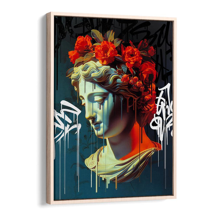 VANDAL CASANDRA, ALTERED ART PRINTS by DIKHOTOMY showcases a captivating blend of modern aesthetics and rebellious flair.