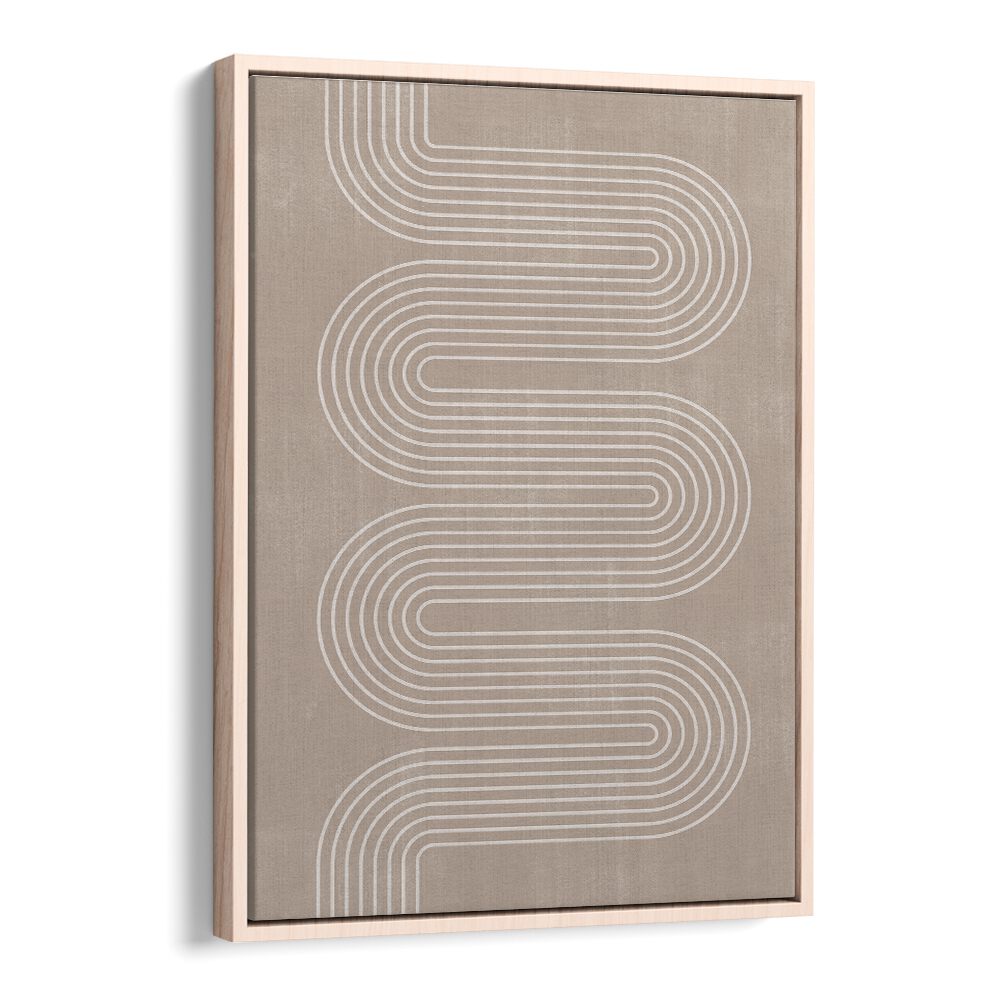 Minimal Simple Arch III, Boho Art Paintings by The Miuus Studio, featuring elegant lines on a neutral background.