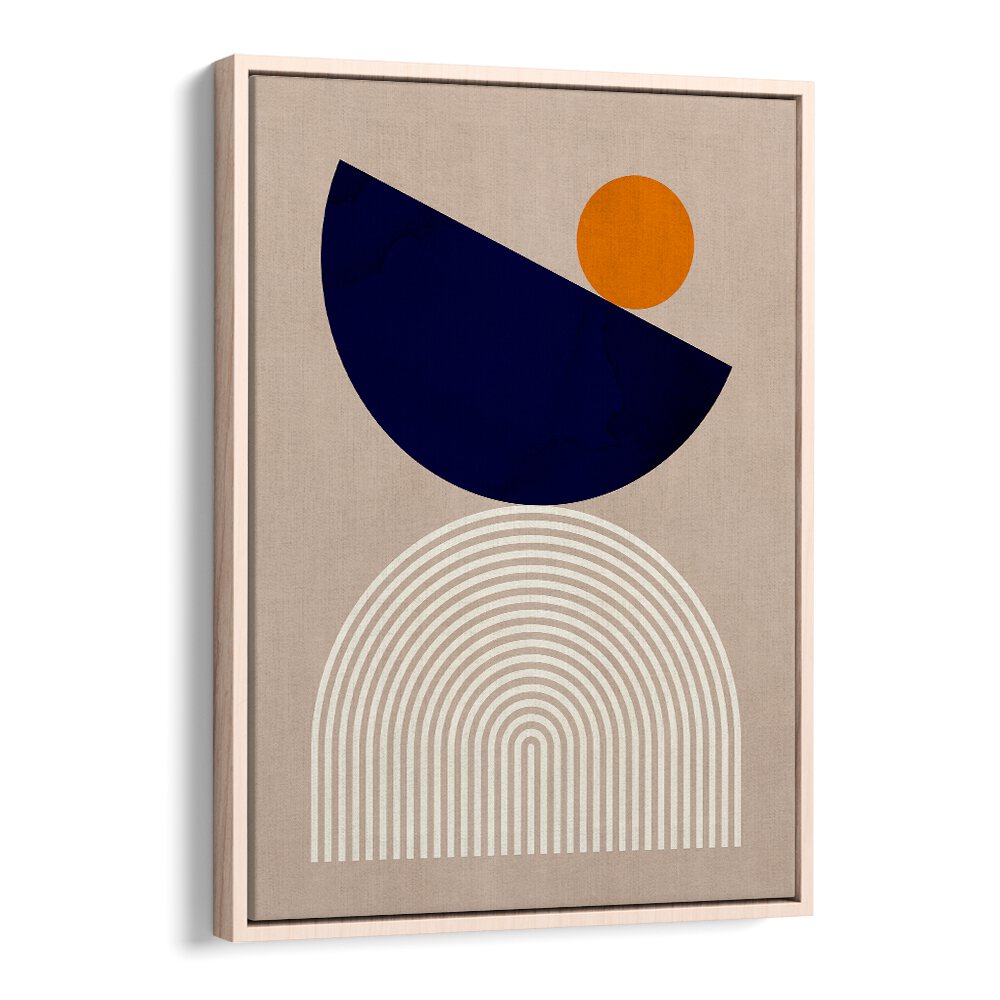 Stylish SEMICIRCLES II, GEOMETRIC ART PRINTS featuring bold shapes and colors, perfect for modern home decor.