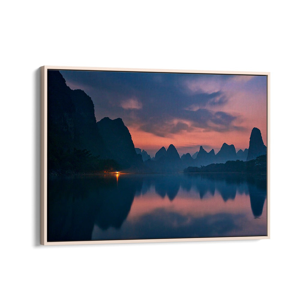 Breathtaking landscape of the Li River at dawn, perfect for nature lovers. Explore THE DAWN OF LI RIVER, PHOTOGRAPHY PRINTS.