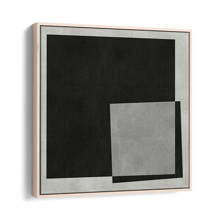 Sleek black and gray design of MODERN SHAPES III, GEOMETRIC ART PRINTS elevates contemporary home decor.