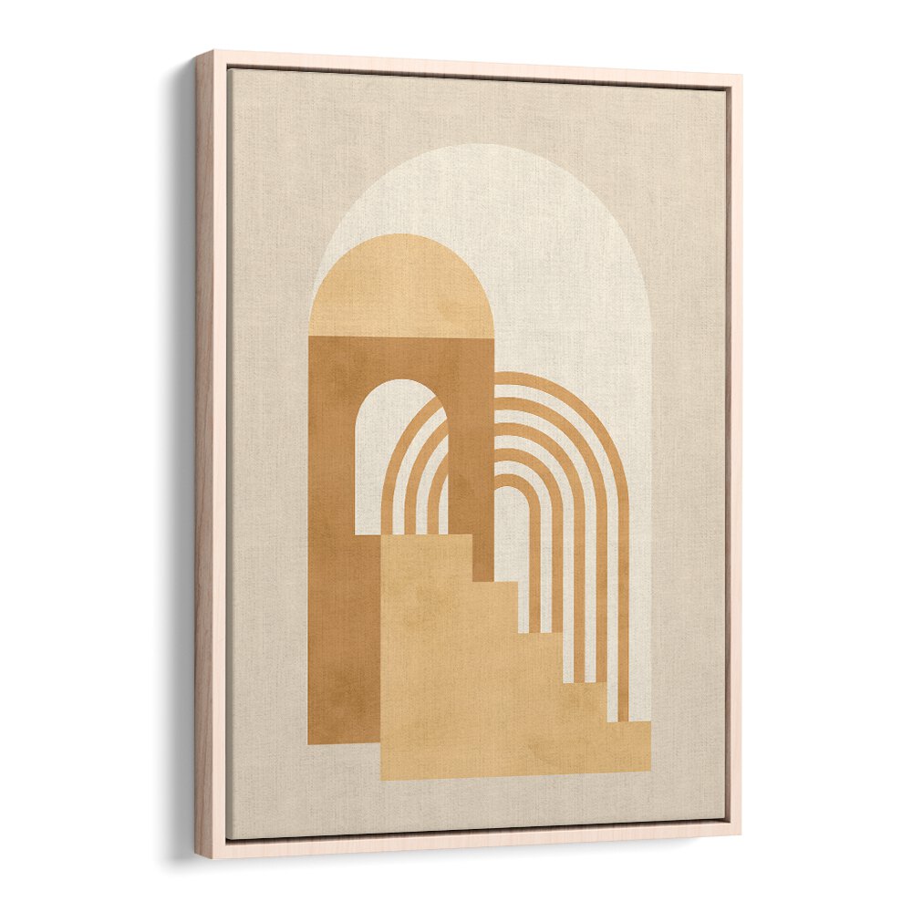 Geometric COMPOSITION, BOHO ART PAINTINGS featuring harmonious shapes and colors for a modern aesthetic.