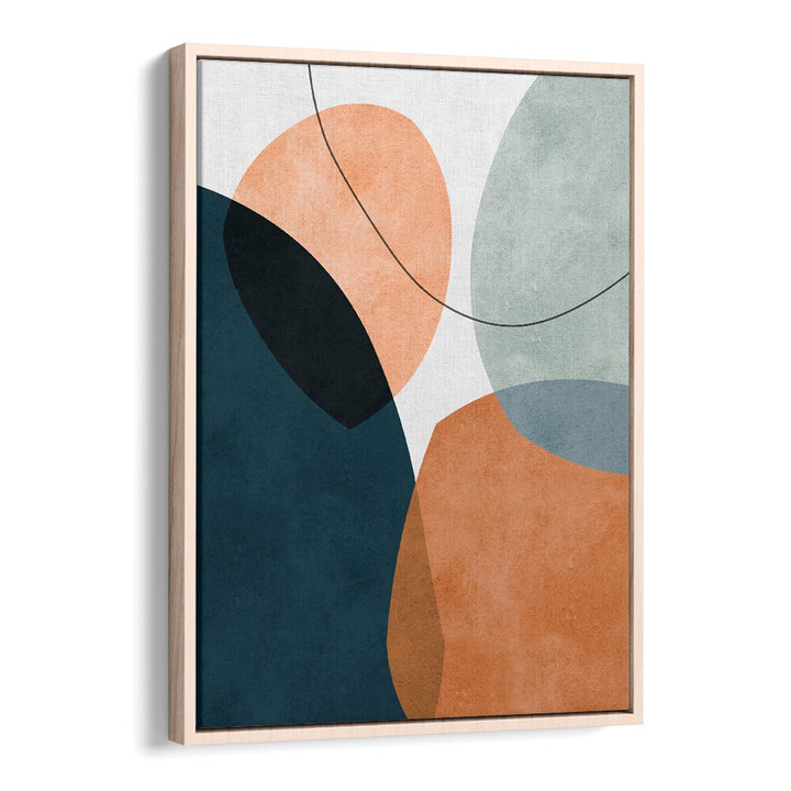 Stylish ABSTRACT SHAPES VI art print showcasing vibrant colors and unique shapes, perfect for modern ABSTRACT PAINTINGS lovers.