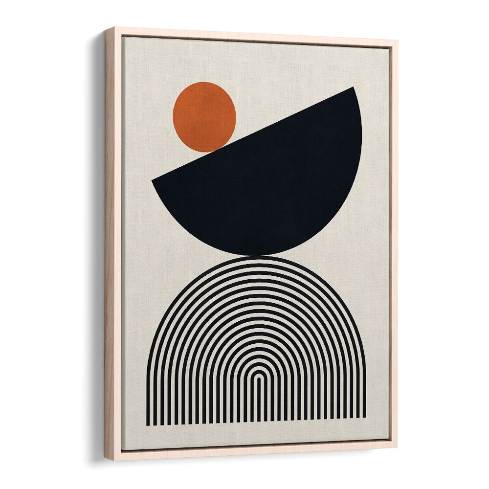Colorful geometric shapes in LINES AND CIRCLES XXVII, BOHO ART PAINTINGS enhance modern decor with artistic charm.