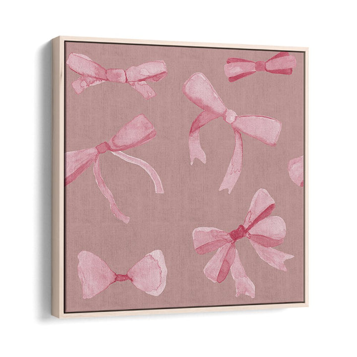 Vibrant WATER COLOUR BOW VII, FASHION POSTERS featuring pink bows, perfect for art lovers and stylish decor.