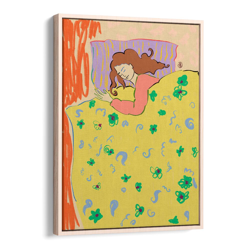 Transform your space with the SLEEPING IN, VIBRANT art print, featuring lively colors that inspire creativity.