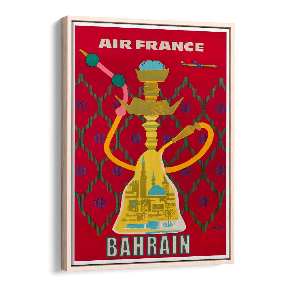 Celebrate vintage air travel with AIR FRANCE, VINTAGE TRAVEL POSTERS showcasing iconic destinations like Bahrain.