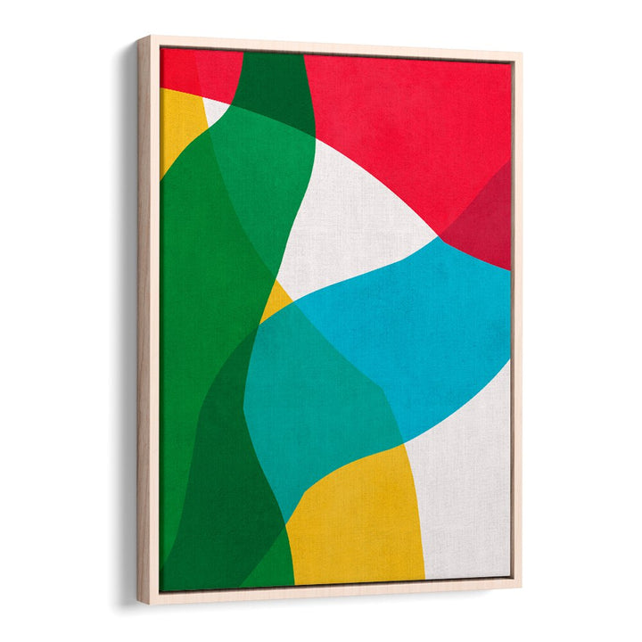 Vibrant artwork featuring colorful shapes, perfect for adding flair with EXPRESSIVE STROKES II, ABSTRACT PAINTINGS.