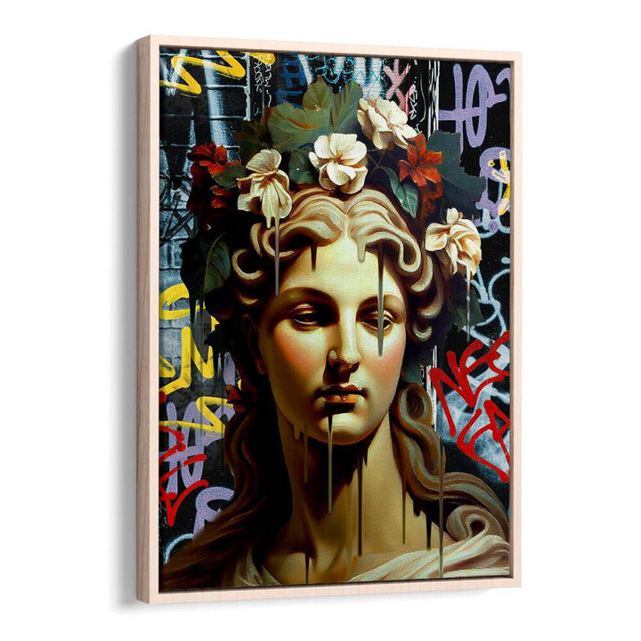VANDAL PIETAN, ALTERED ART PRINTS showcase a striking blend of classical beauty and modern street art style.