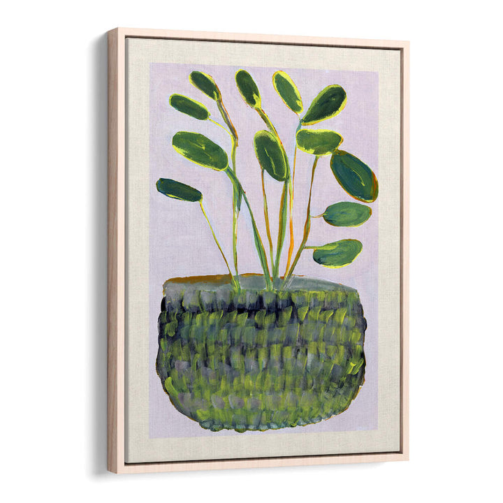 Beautiful PLANT I, FLORAL FLOWER PAINTINGS featuring vibrant greenery in a stylish pot, perfect for enhancing any space.