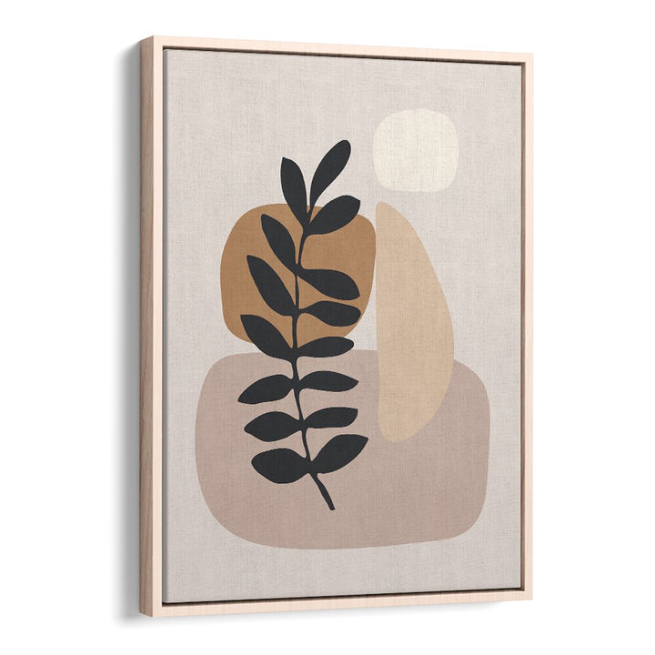 Stylish ABSTRACT MINIMAL PLANT, BOHO ART PAINTINGS featuring earthy tones and minimalist design for elegant decor.