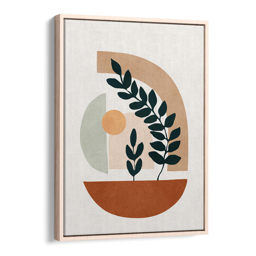 CURVED GROWTH , BOHO ART PAINTINGS