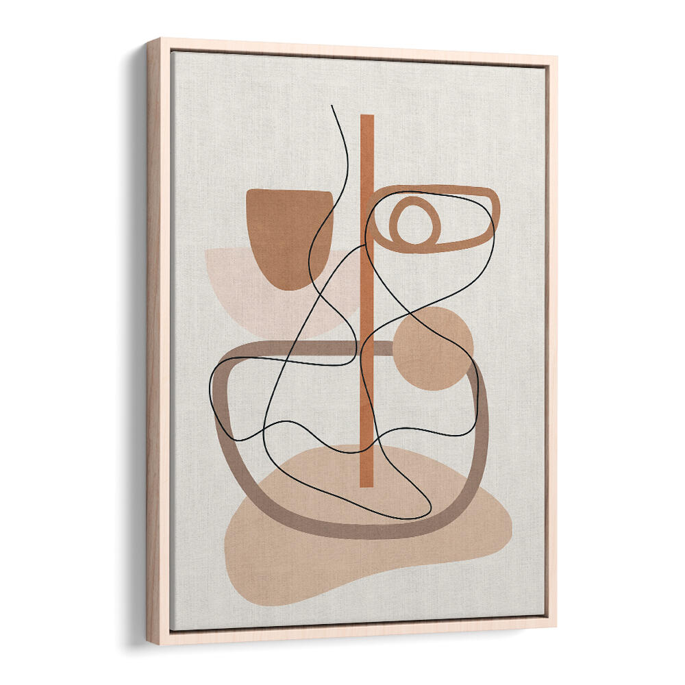 ABSTRACT LINE MOVEMENT I , BOHO ART PAINTINGS